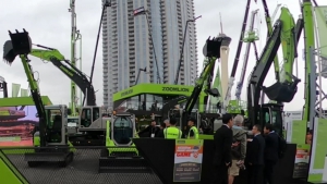 中联重科在美国拉斯维加斯工程机械展