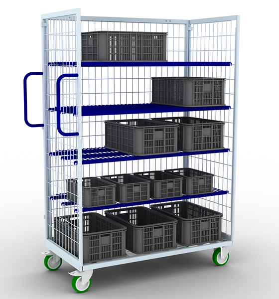 应用在快递包裹的手推车