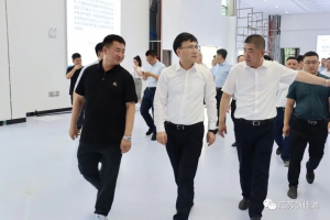 建湖县委书记祁从峰一行莅临江苏益佳通调研拟观摩市“家家到”项目