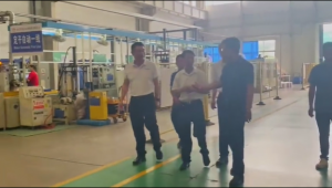 淄博市副市长、高新区工委书记李俊杰一行莅临得普达电机公司督导调研工作