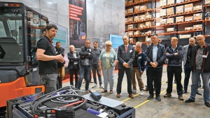 丰田物料搬运在其捷克展示氢燃料电池叉车在实践的广泛应用