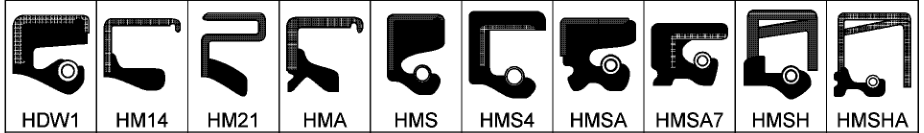 SKF品牌公制尺寸HMS5骨架油封 批发