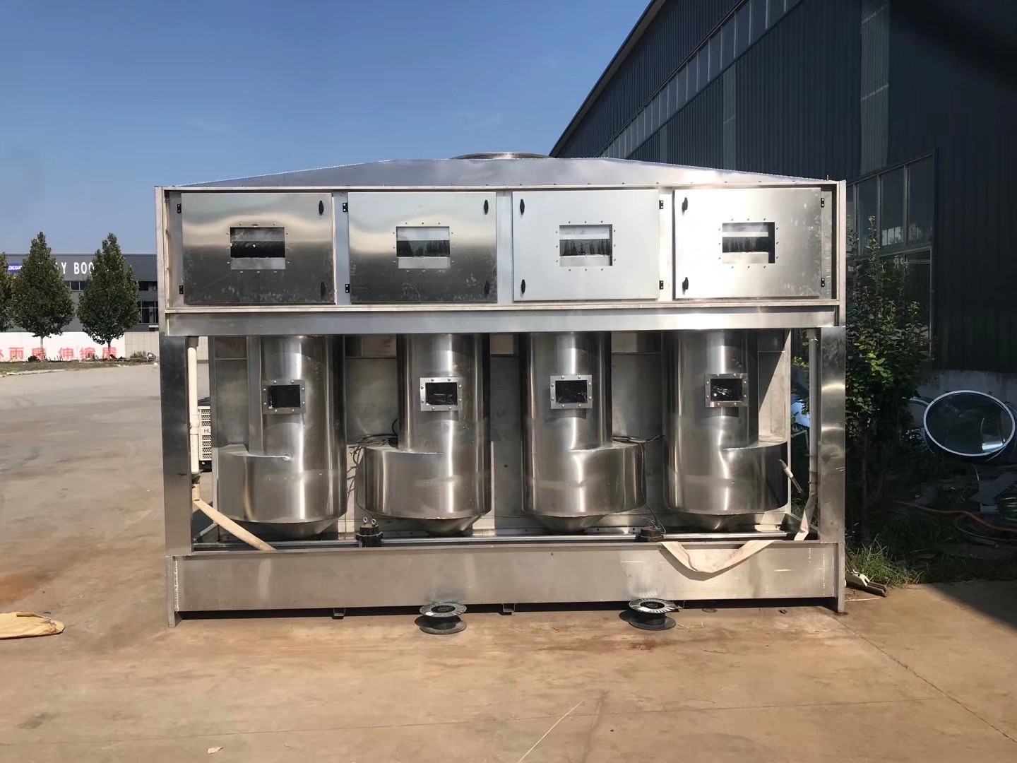 不锈钢气旋混动喷淋塔气旋混动喷淋塔 方形混动气旋塔 气旋柜