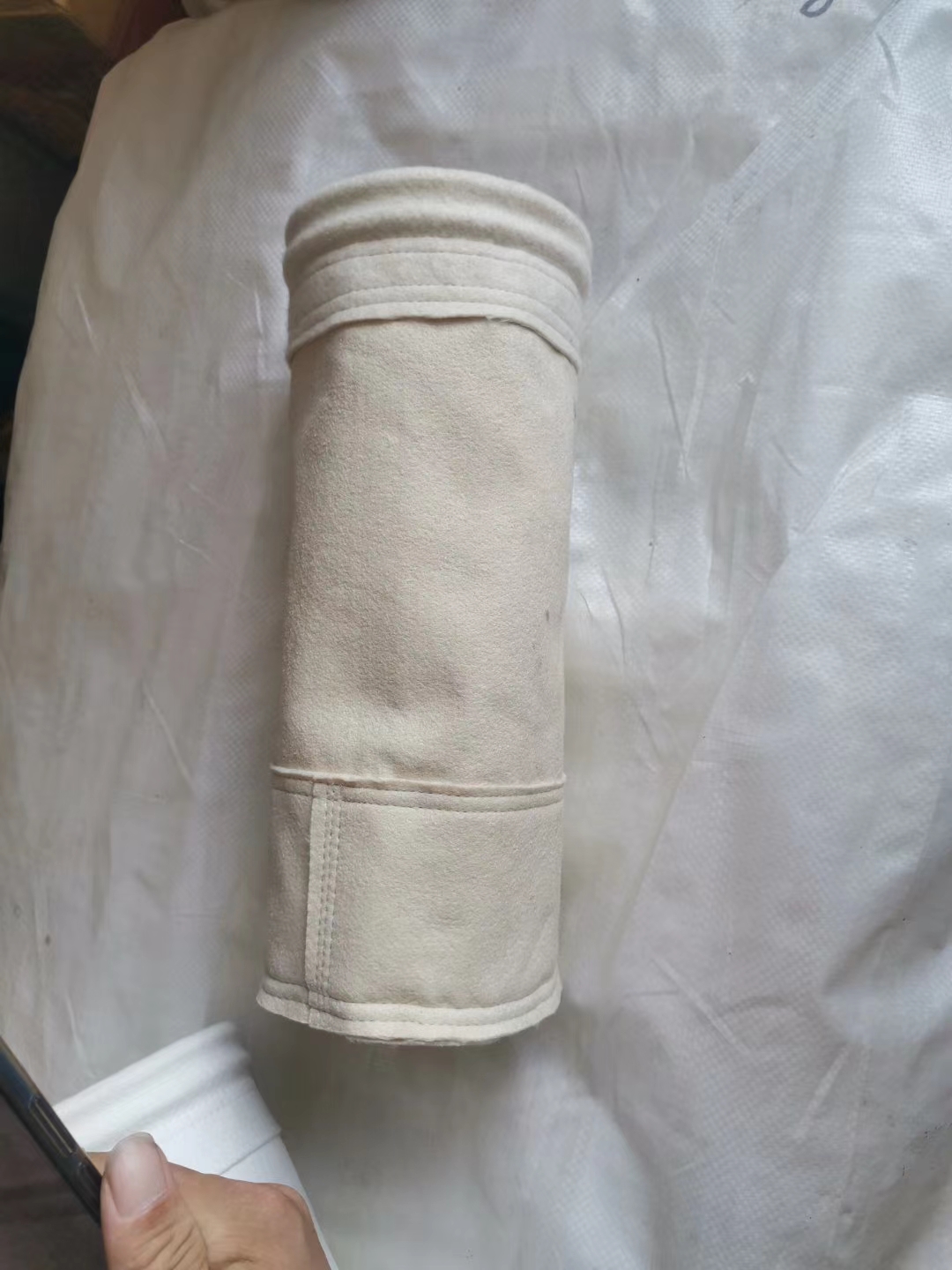 电厂用除尘布袋涤纶针刺毡钢厂用高温布袋常温材质布袋