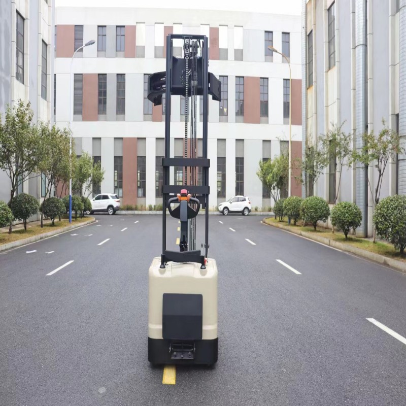 全电动平衡重夹抱车站架式堆高车软抱夹纸卷夹翻转升降车夹抱机