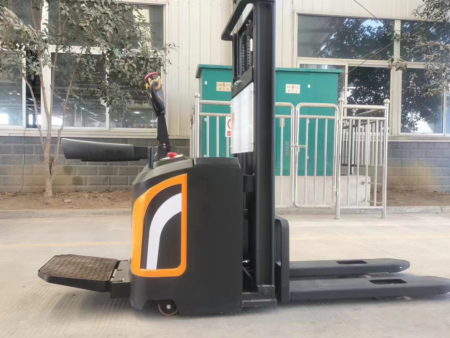 液压升高车1吨小型升降电瓶铲车电动堆高车堆垛