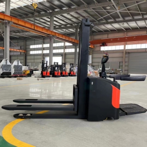 全电动堆高车站驾式1.5吨电瓶搬运车全电动车间叉车堆垛车