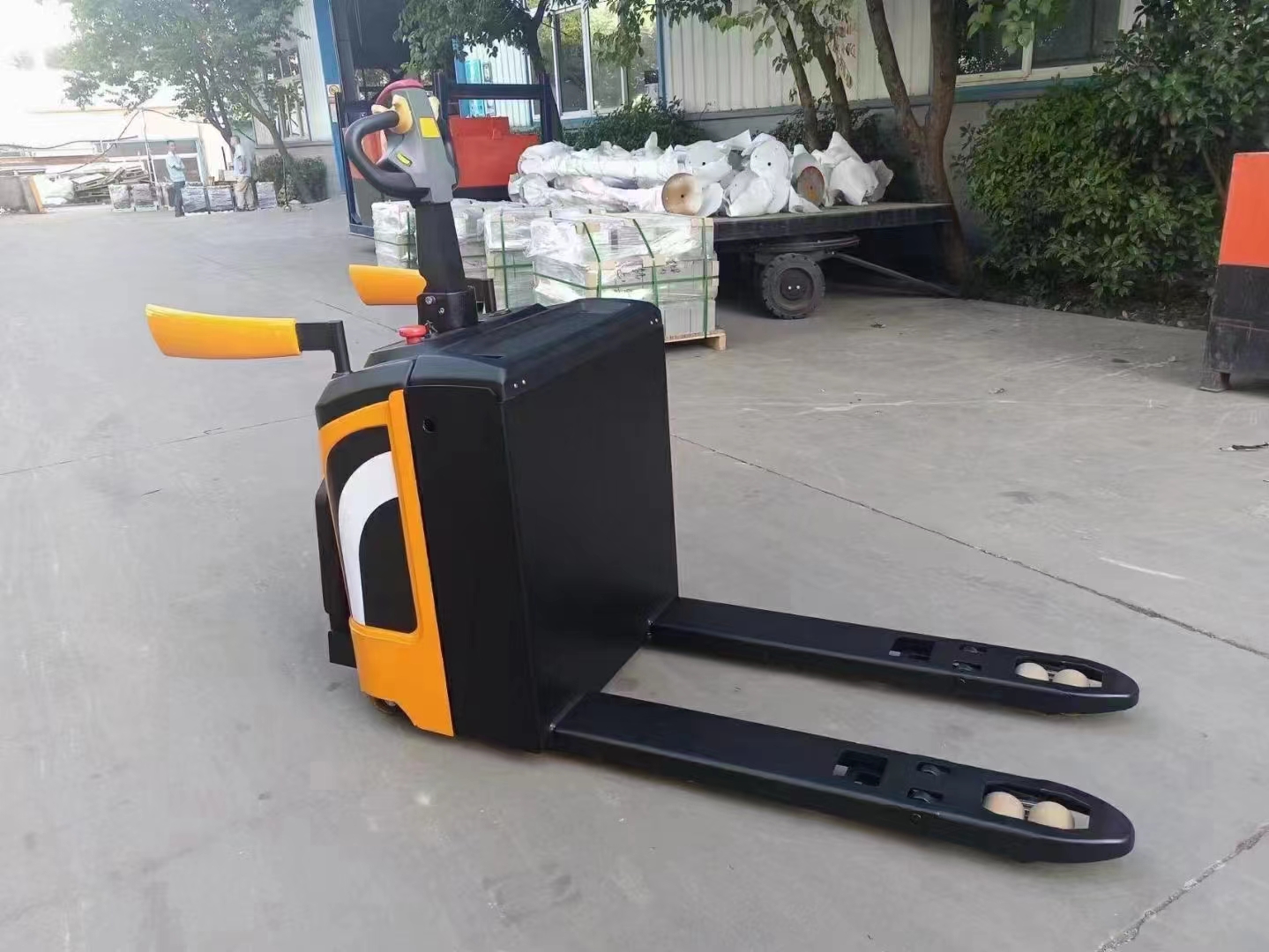 全电动液压叉车电动搬运车站立式电动地牛自动托盘车