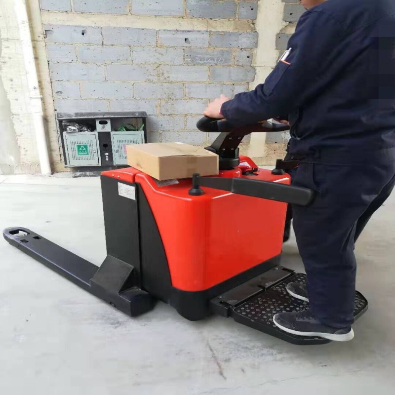 全自动搬运车 蓄电式电动托盘地牛 站驾式叉车2吨3.5吨搬运车