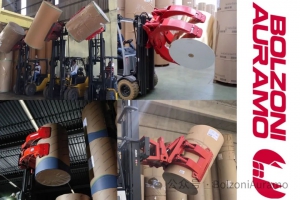 博索尼奥拉茂(Bolzoni Auramo)纸卷夹：提升纸卷搬运效率的选择！