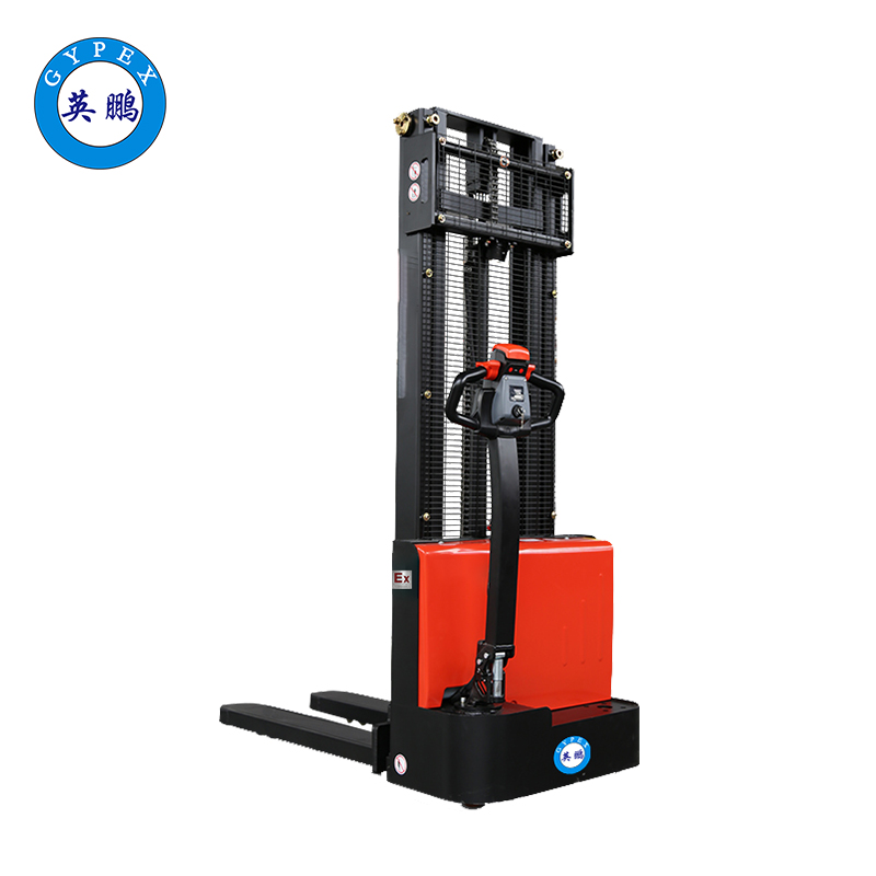 英鹏1.2吨步行式防爆电动堆高车