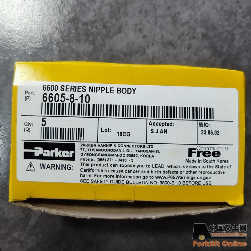 派克 管路接头 6605-8-10