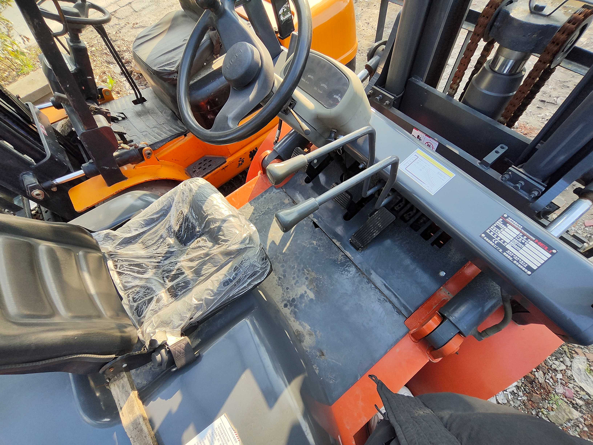 上海青浦合力5吨柴油叉车出租 重型货叉 自动挡 升高3米4米5米 仓库搬运叉车