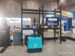 镭神智能激光雷达3DSLAM无人叉车带来韩国首秀，闪耀韩国物流展