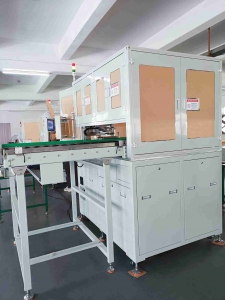 电池自动拔插胶钉机