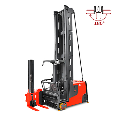 人上型窄巷道三向叉车