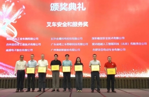 衡阳合力斩获叉车安全和服务 “金力奖”