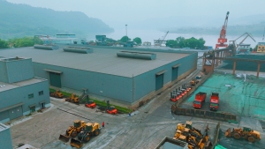 合力叉车在江津港（第48站）