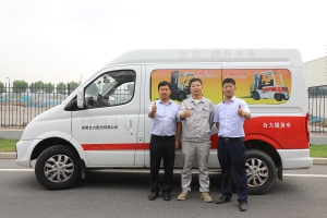 精准匹配，举重若轻—合力叉车助力虹阳显示高质量发展