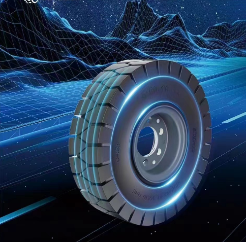 实心轮胎，电动叉车轮胎，充气胎，前进朝阳正新牌