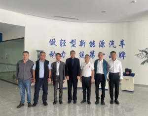 湖南星邦智能装备股份有限公司刘国良董事长莅临山东得普达电机股份有限公司指导工作