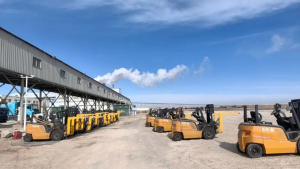 百余台三一高压电动叉车在格尔木高原上演“极限挑战”！