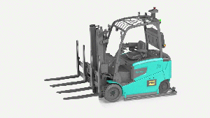 超强负载，多场景应用，劢微机器人E系列平衡重式无人叉车解决方案