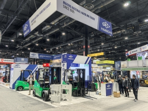 杭叉集团在ProMat 2025上 “智”领北美物流新风向