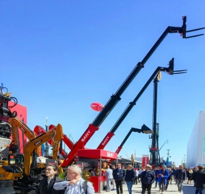 三年一届的工程机械展再创纪录！三一电动叉车首秀慕尼黑宝马展尽显中国智造实力