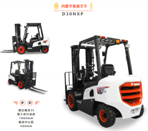 钢铁超模登场丨山猫叉车全系燃爆工业T台