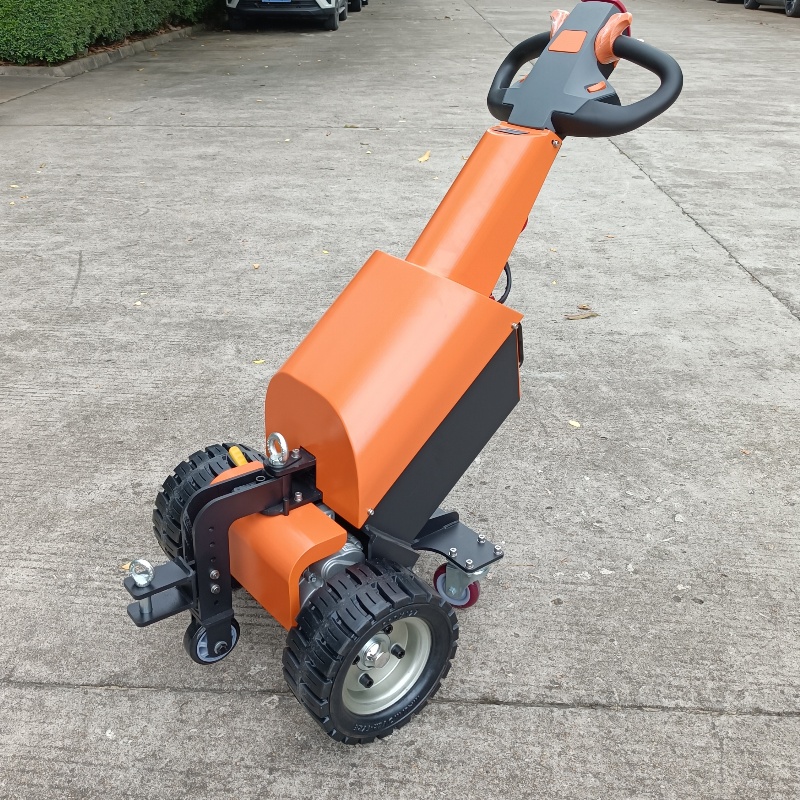 1吨1.5吨手拉式电动牵引车 步行式电拖车头迷你型机场搬运车