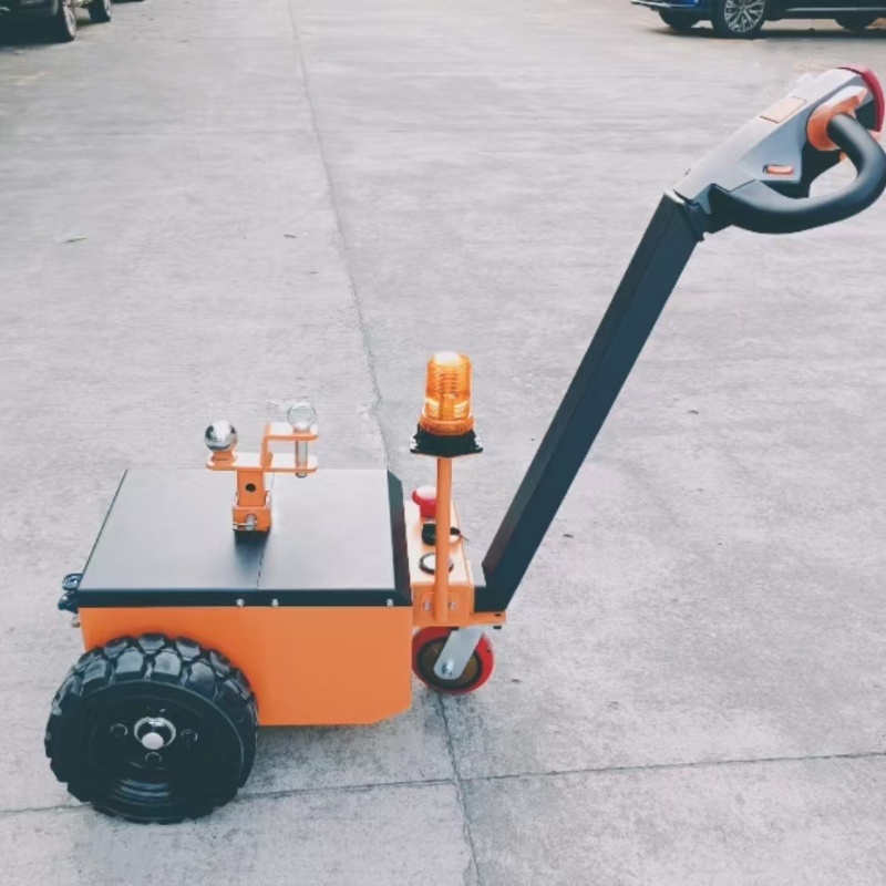 杭州大吨位6吨手拉式电动牵引车拖钩搬运车机场仓库拖车
