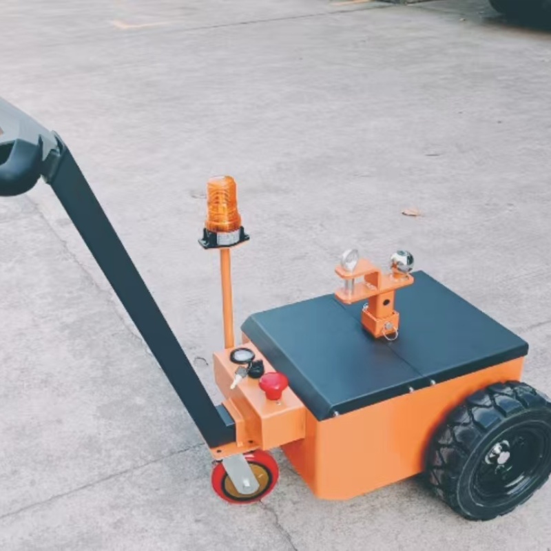 杭州大吨位6吨手拉式电动牵引车拖钩搬运车机场仓库拖车