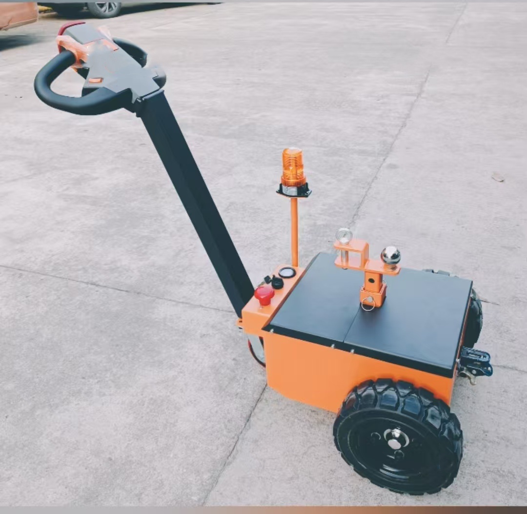 杭州大吨位6吨手拉式电动牵引车拖钩搬运车机场仓库拖车