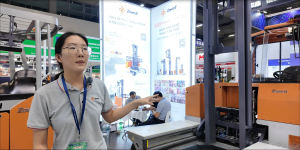 卓一智能叉车发布窄巷道系列新品 赋能智慧物流新生态--亮相2025广州LET