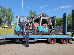 宝骊叉车交付荷兰安全机构，以绿色力量守护地区安全