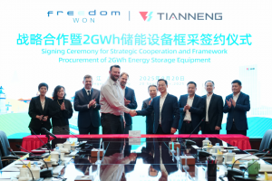 双强携手，天能与FreedomWon达成战略合作