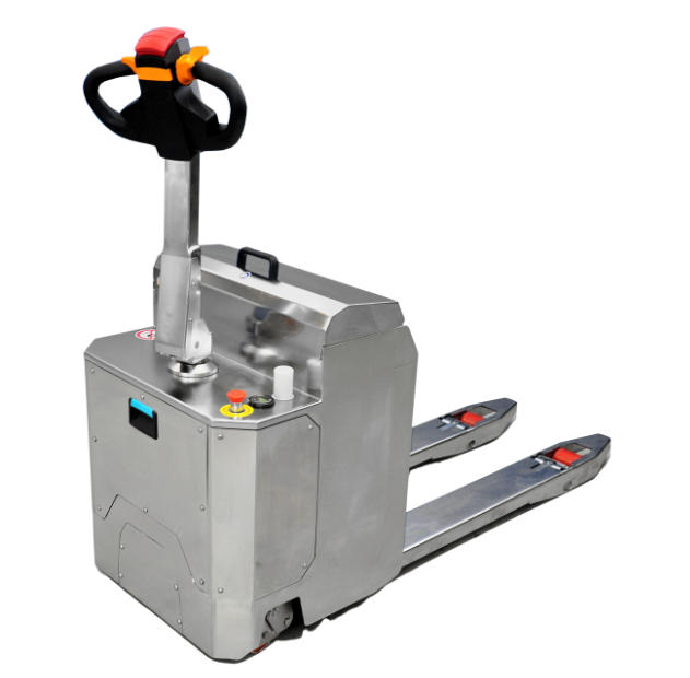 银色S16-不锈钢电动托盘车