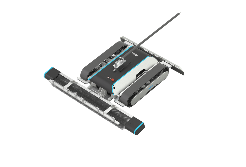 履带式光伏清洁机器人