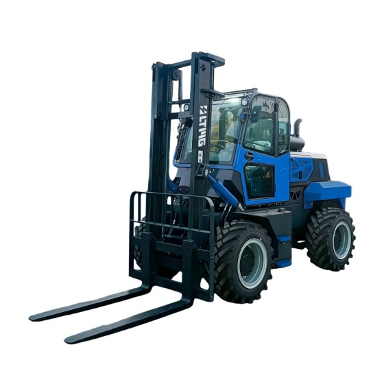 临晟：LTR50 - 5吨越野叉车（一体后转向）