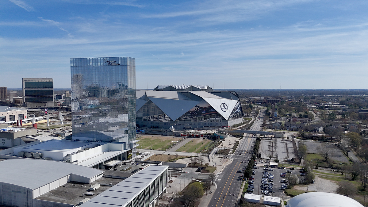 亚特兰大展览中心鸟瞰图