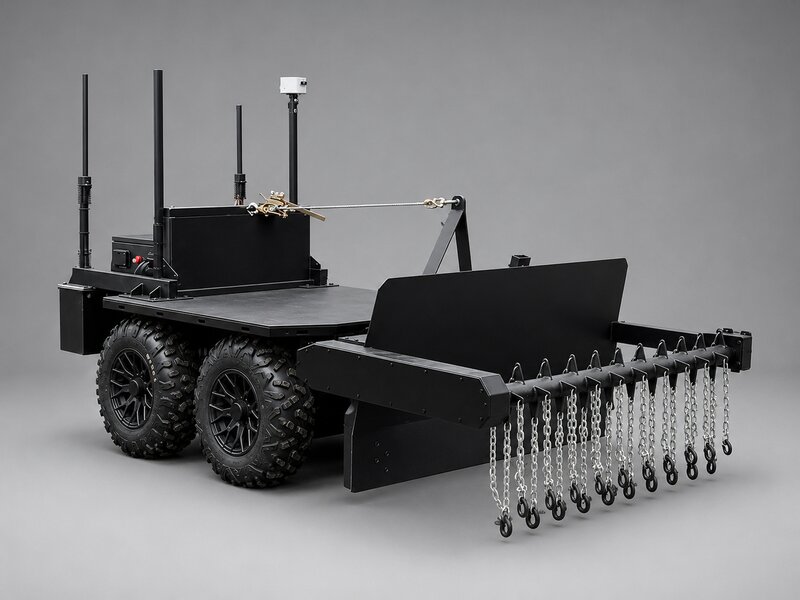 Ratel 反地雷 机器人排雷综合体