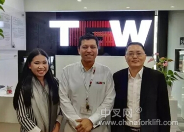 “中国（广州）国际物流装备与技术展览会”组委会拜访特格威贸易(上海)有限公司