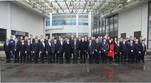 龙工李新炎主席与控股公司领导给大家拜年