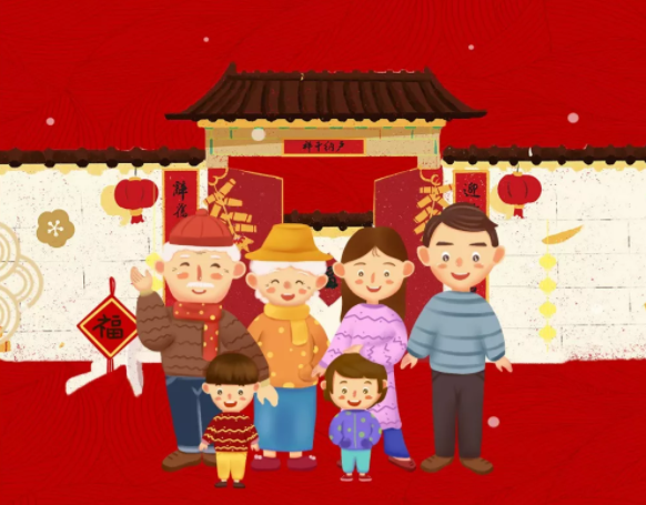 春节回家,一张全家福就是最大的满足!