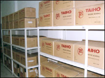 日本TAIHO轴瓦仓库一角  