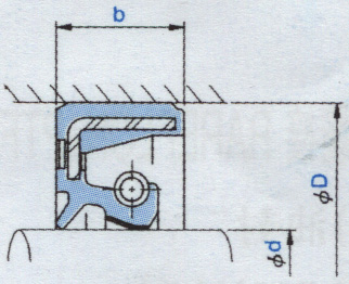 丁腈橡胶（NBR）油封 > TCJ型  GJ1013P1
