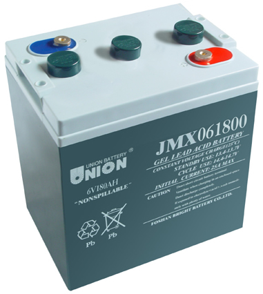 高尔夫球车用胶体电池  