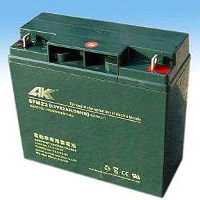 奥克电动车蓄电池12V22AH 6-DZM-17;密闭式(6FM22)