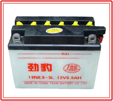 蓄电池 12N6.5-3L 12V6.5AH_中国叉车网(www.chinaforklift.com)